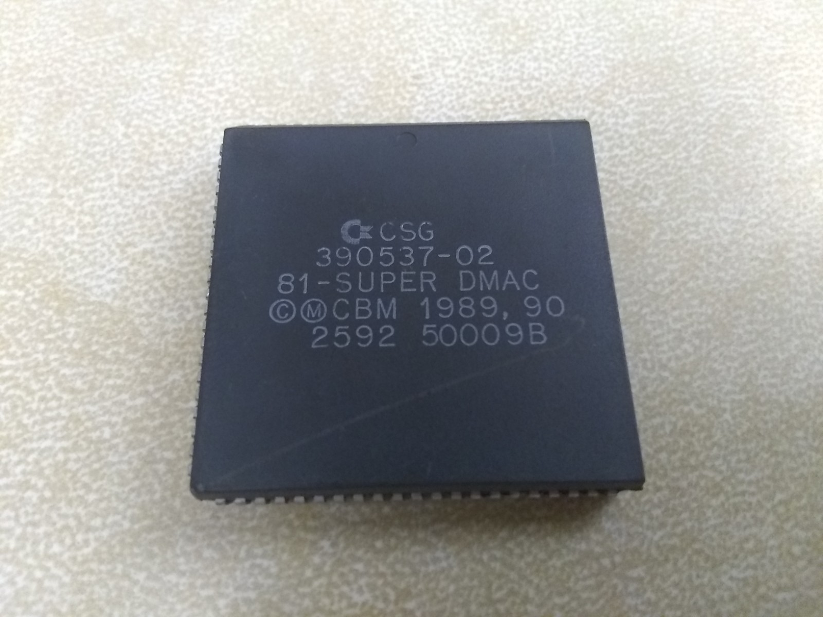 Super DMAC Custom Chip, System Pull, Commodore Amiga 390537-02 CBM CSG MOS