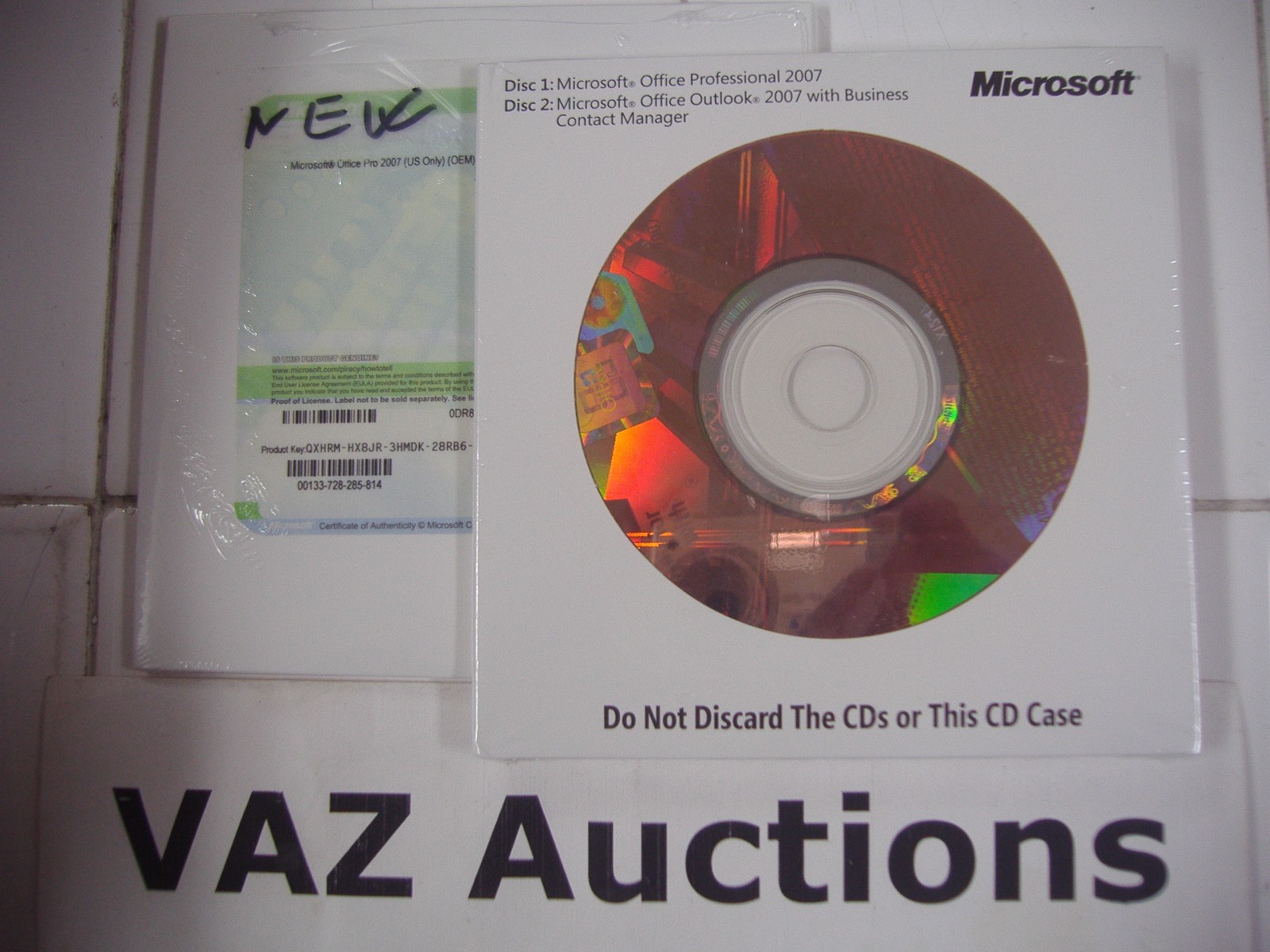Microsoft Office 2007 Professional Full English Version MS Pro=BRAND NEW SEALED=