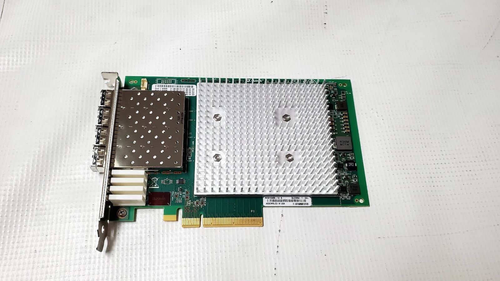 Dell QLogic QLE2694-T-DEL Quad Port SFP 16Gb PCIe Network Adapter W1MVN