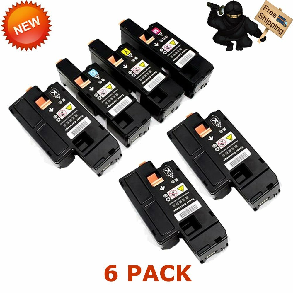 6xPK Toner Set for Xerox Phaser 6000 6010 6010N WorkCentre 6015 6015N 6015NI