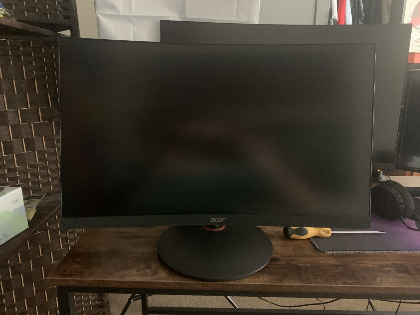 Acer Nitro XZ242Q 23.8" Full HD Curved Gaming Monitor - Black
