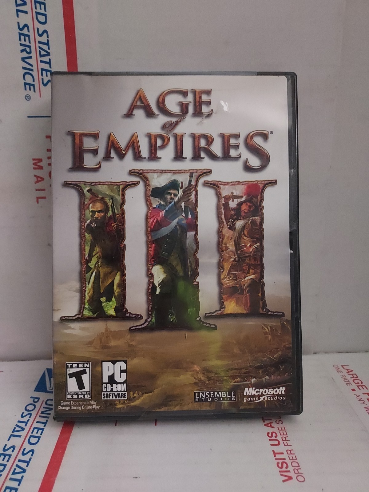 Age of Empires III (PC, 2005) with manual No Keycode 3 DISKS PC CD-ROM - #162L