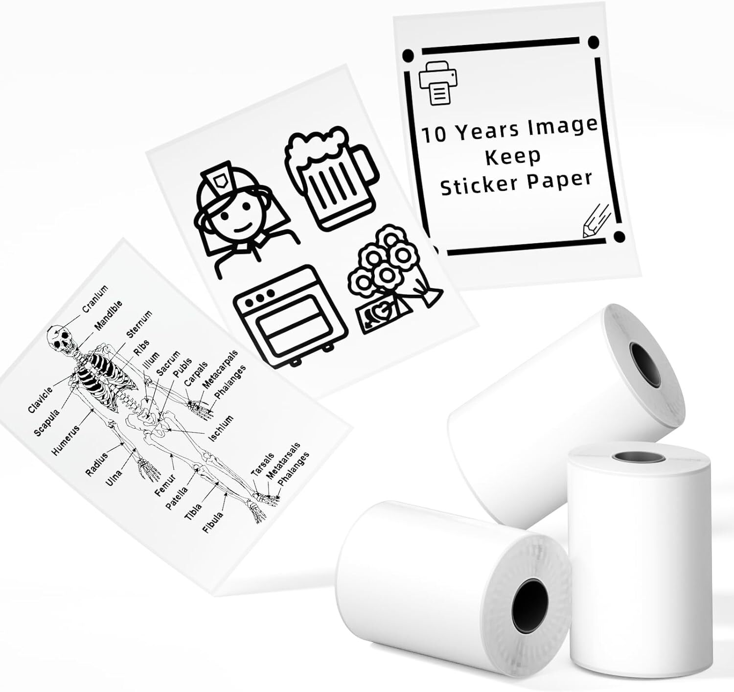 Phomemo T02 Sticker Printer Thermal Print Pods Mini Printer Print Pods Xmas Gift