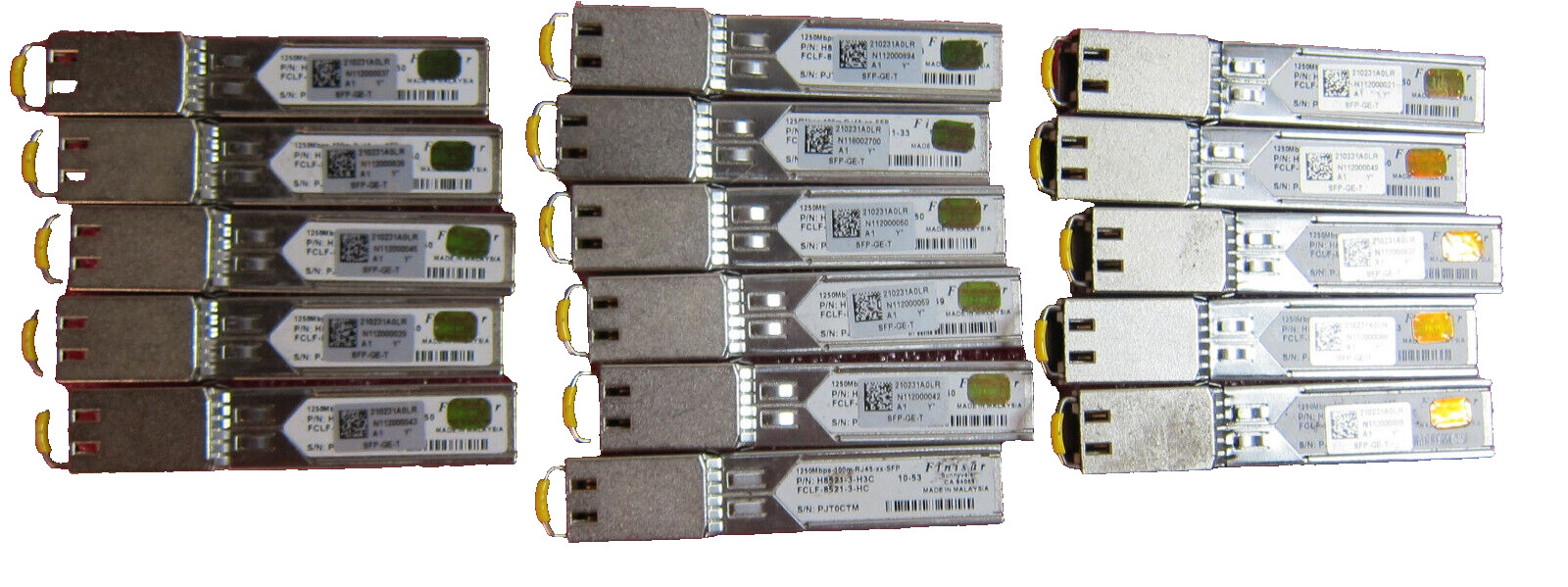 Lot of 16pcs Finisar for H3C 210231A0LR SFP-GE-T RJ-45 SFP Module