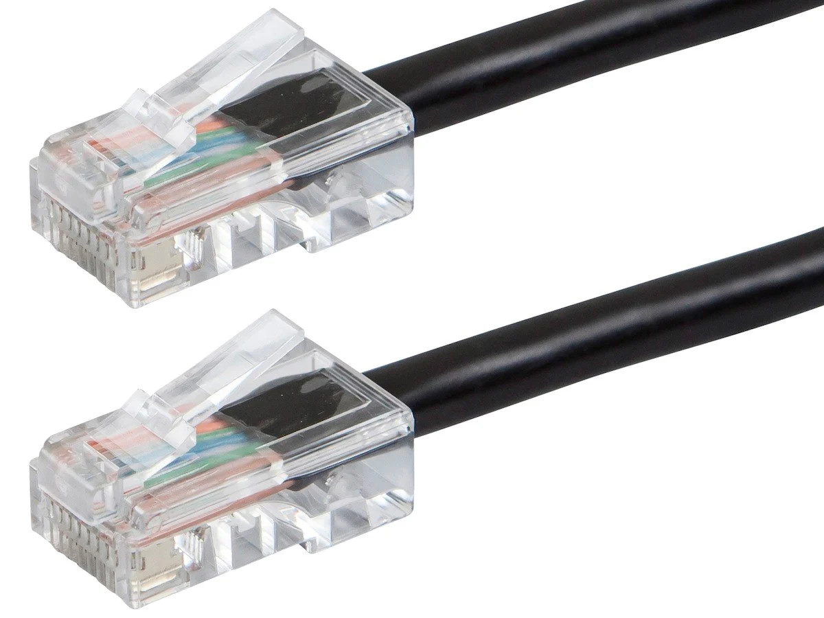 Monoprice Cat5e Ethernet Patch Cable - 50ft - Black, RJ45, 350Mhz, UTP, 24AWG