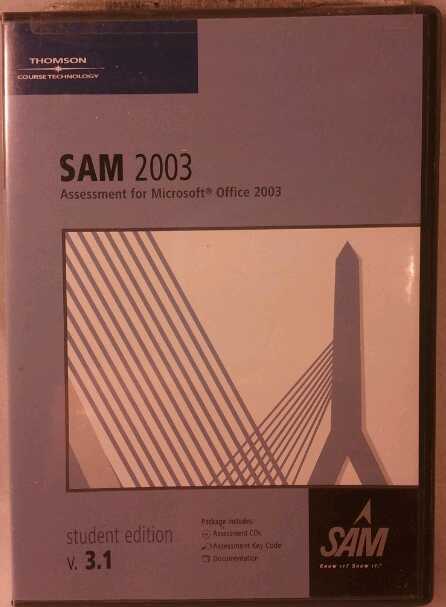 Sam 2003 Assessment and Training v3.1 Microsoft Office 2003 Student Edition