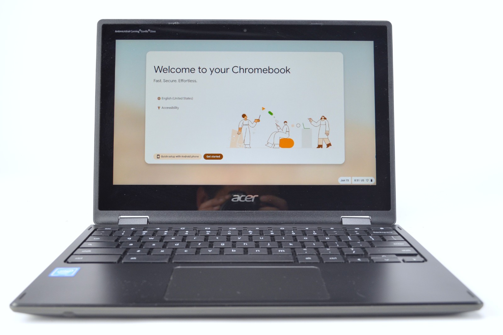 Acer Chromebook 511 R752T-C3M5 11.6" Touch Intel 1.1Ghz 4GB Ram 32GB SSD Grade C