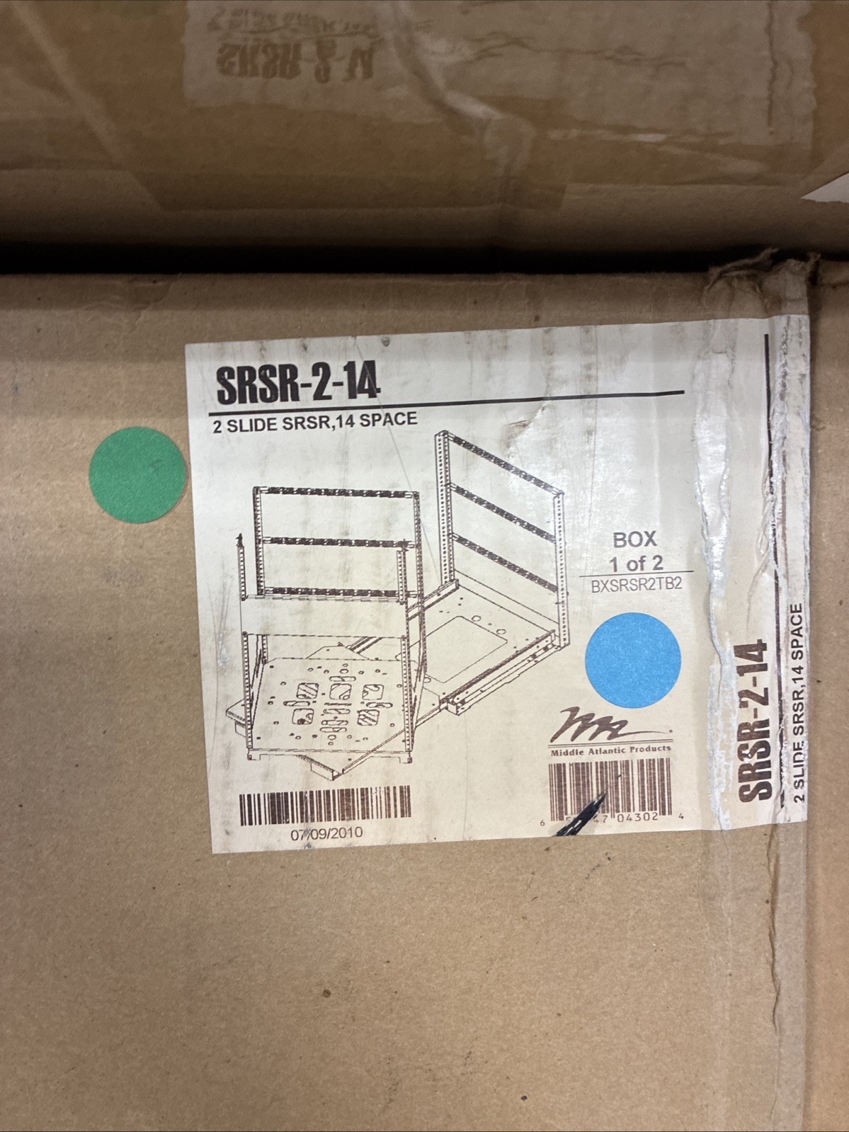 Middle Atlantic Products SRSR-2-14 Box 1 Of 2