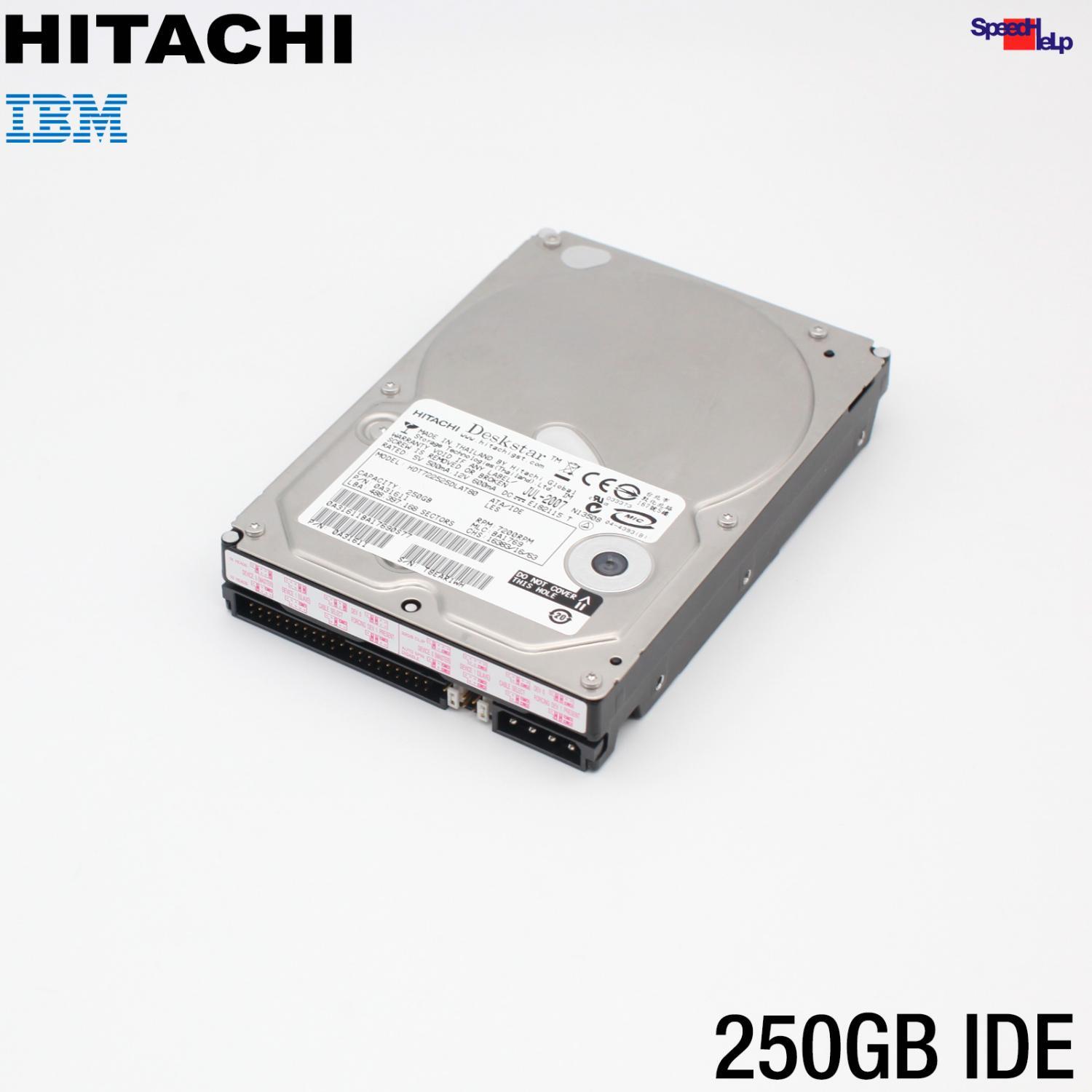 Hitachi Deskstar Hdt722525Dlat80 250Gb Hdd Festplatte Hard Disk Ide 40-Pin Ibm