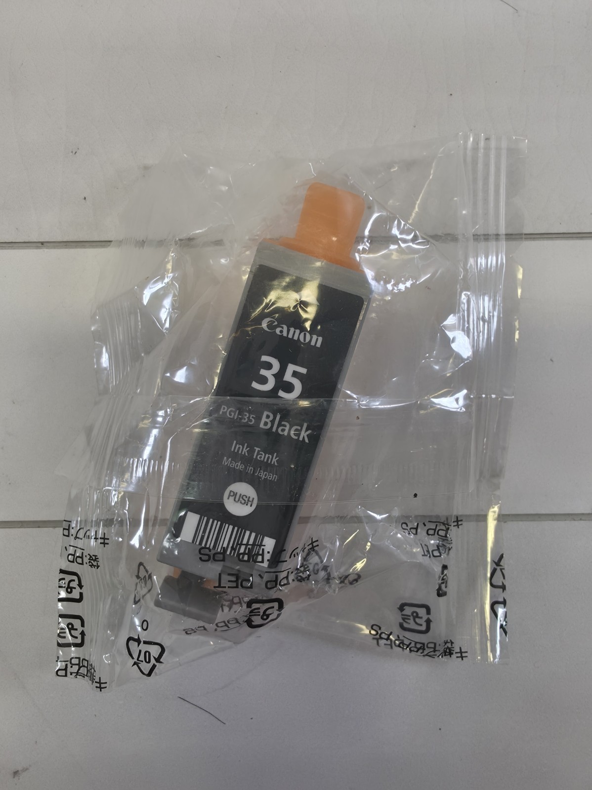 Canon 1509B002 Genuine Ink Cartridge Canon PGI-35 Black Ink NO BOX