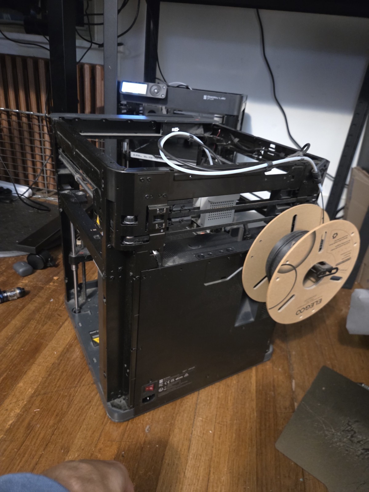 Two Bambu Lab P1P 3D Printer Slightly Used, , High temp flat bed