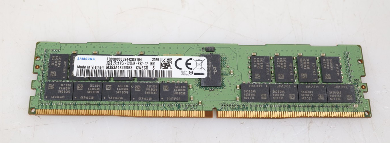 32GB Samsung M393A4K40DB3-CWE PC4-3200AA DDR4 ECC RDIMM Server RAM
