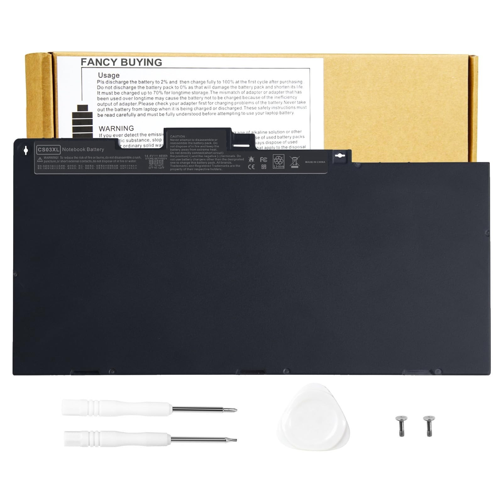 High-Capacity Replacement Battery for HP EliteBook 745 755 840 848 850 G3 Laptop