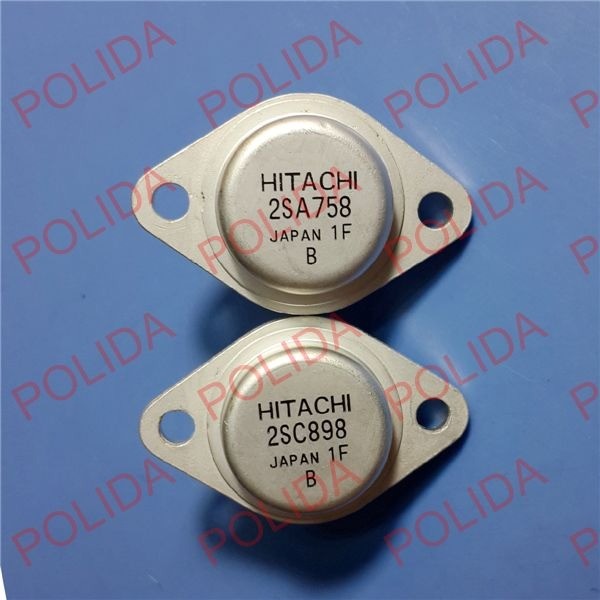 1pairs OR 2PCS Transistor HITACHI TO-3 2SA758/2SC898 A758/C898