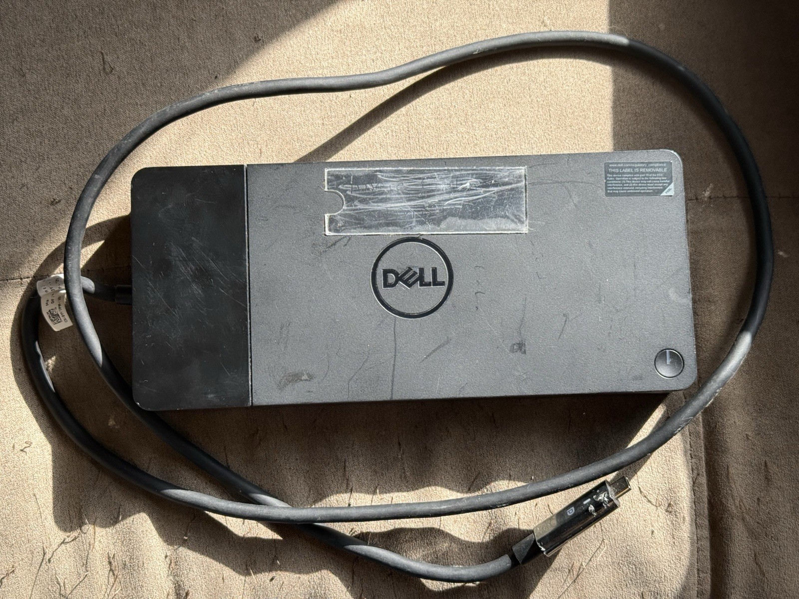 Dell WD19 K20A001 Dual USB-C Docking Station Thunderbolt dock DW19DC untested