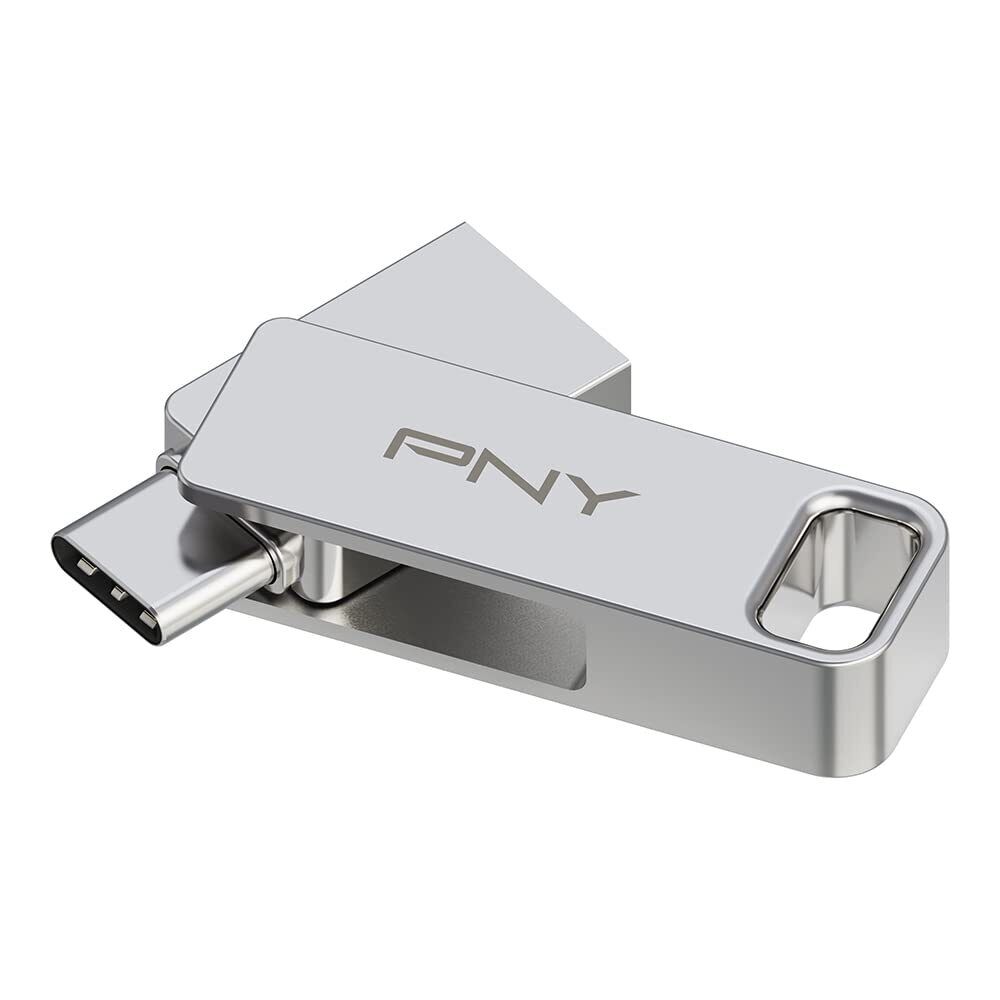 PNY 64GB DUO LINK USB 3.2 Type-C Dual Flash Drive for Android Devices and Comput