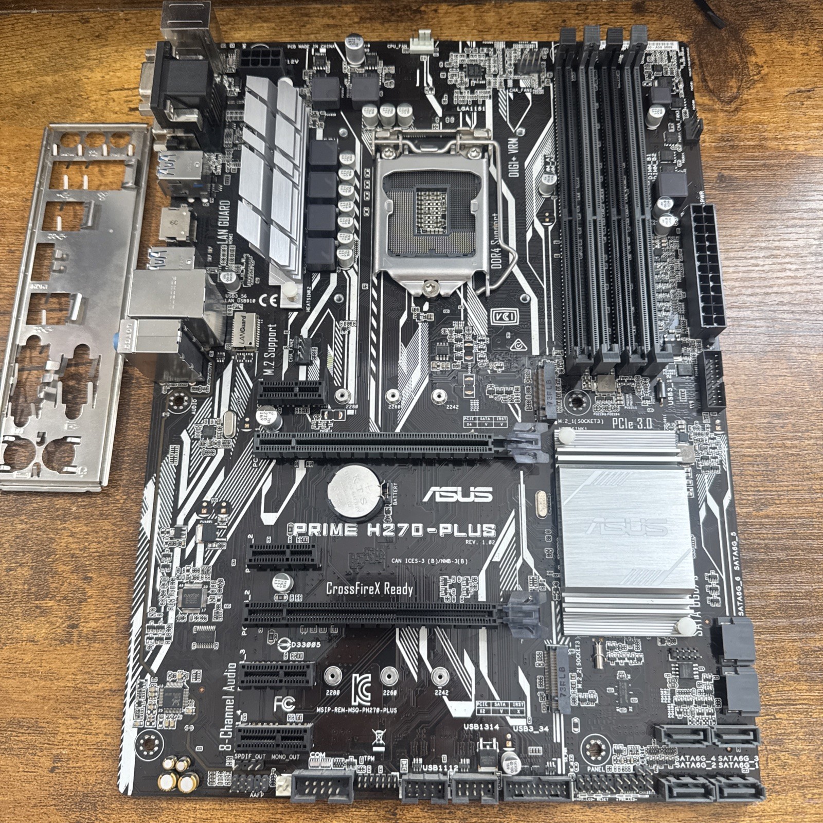 ASUS Prime H270-PLUS LGA 1151 Intel ATX Motherboard DDR4 HDMI DVI VGA