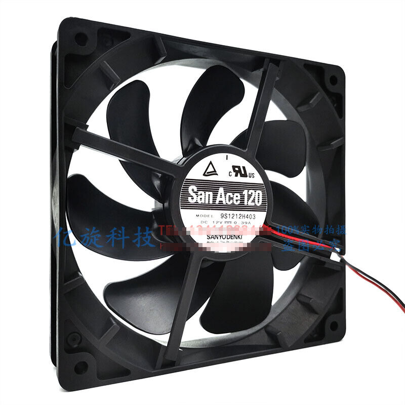 Qty:1pc  silent cooling fan 9S1212H403 12v 0.39A 12025 12cm