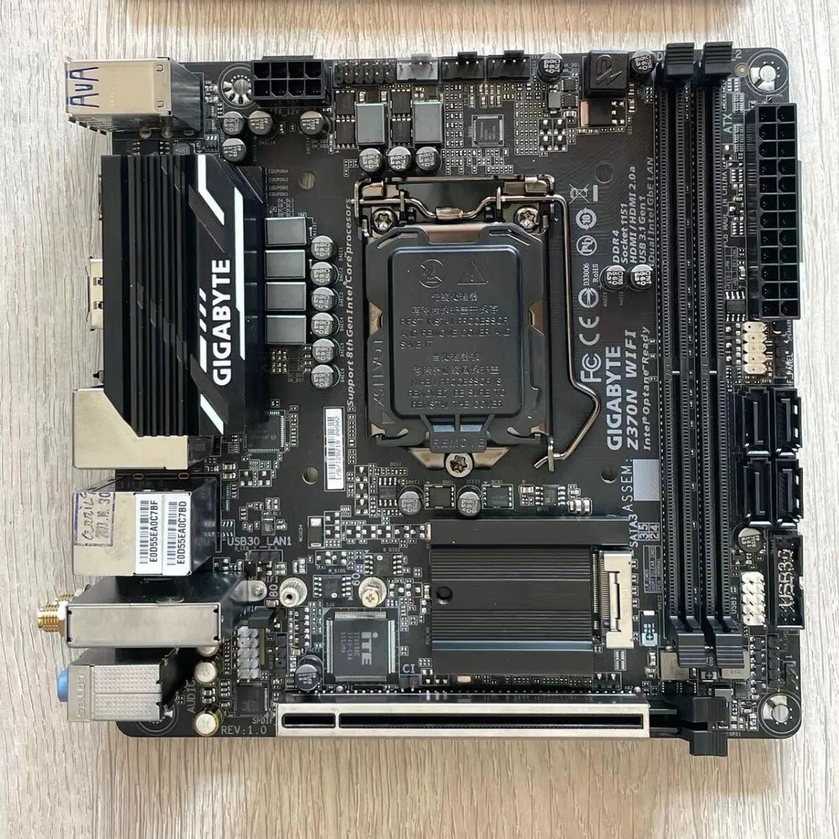 GIGABYTE Z370N WIFI DDR4 H370 LGA 1151 Desktop Motherboard