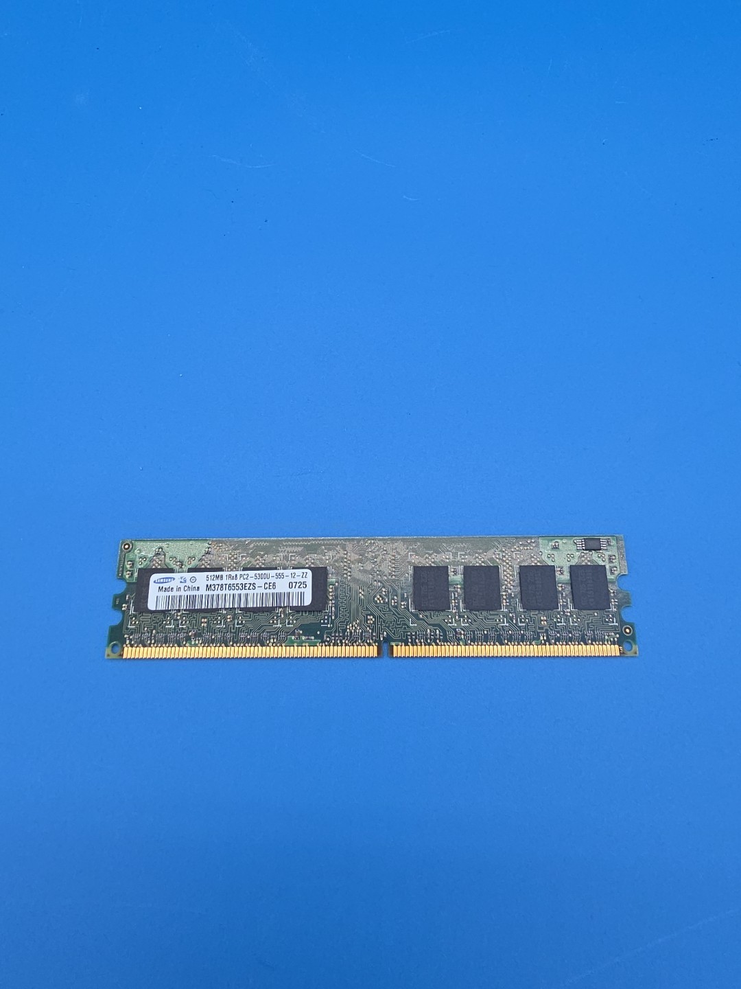 1 Samsung 512MB 1Rx8 PC2-5300U-555-12-ZZ M378T6553EZS-CE6 0713 PC Memory