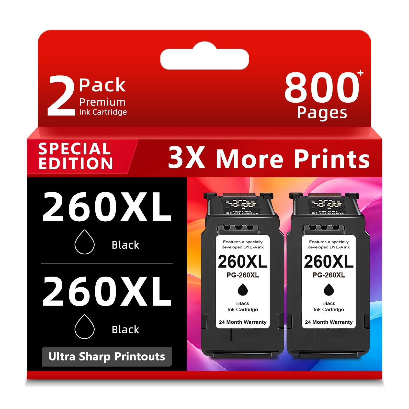 Ankink Compatible Ink Cartridge Replacement for Canon 260XL