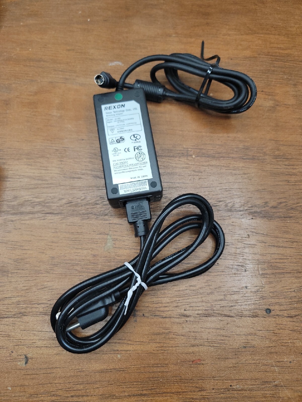 REXON AC 005 SWITCHING power supply 91-59063 cable plug brick AC005 Que Drive