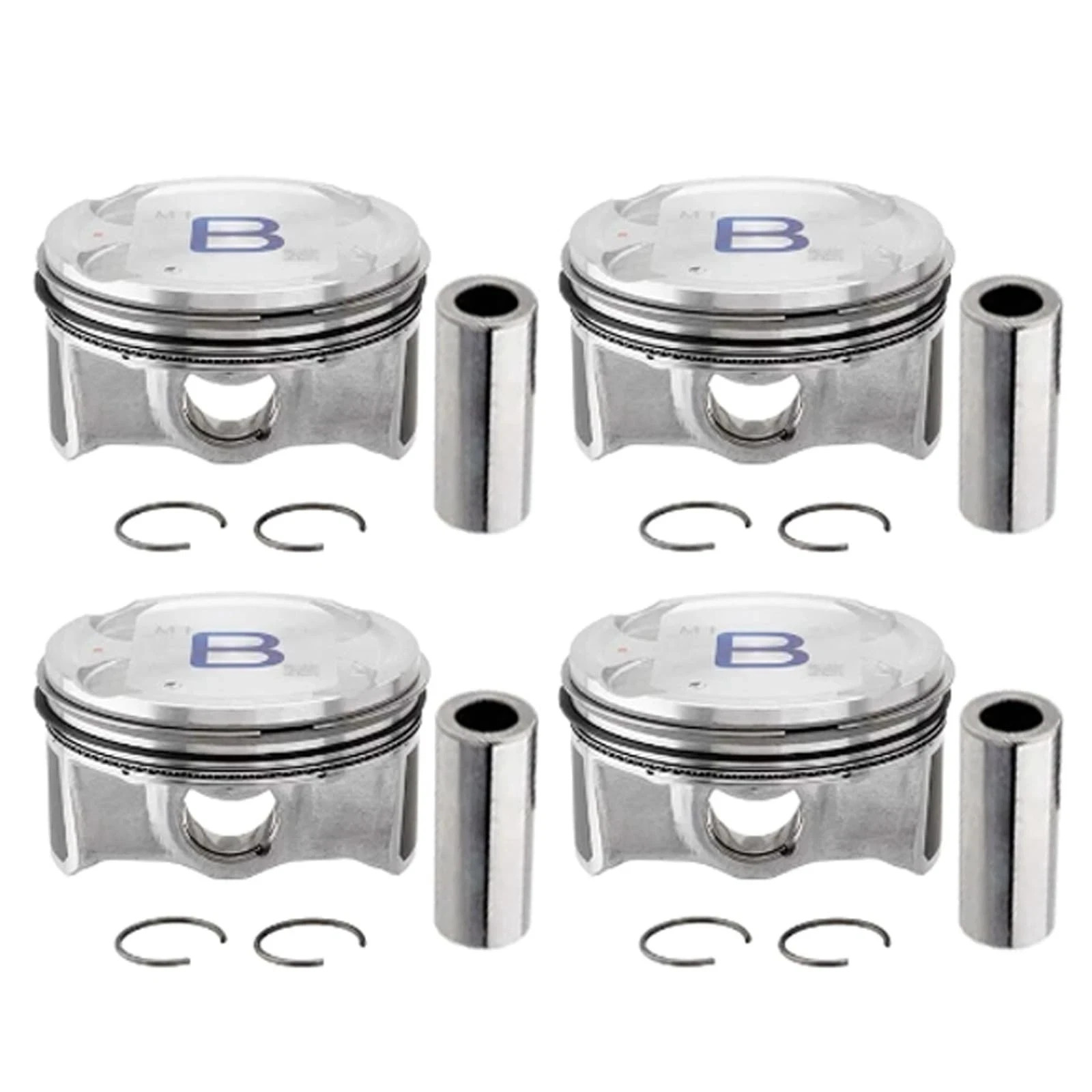 G4NB 1.8L Engine Pistons & Rings Set (+0.5mm) Fits for Hyundai Elantra 12-16,...