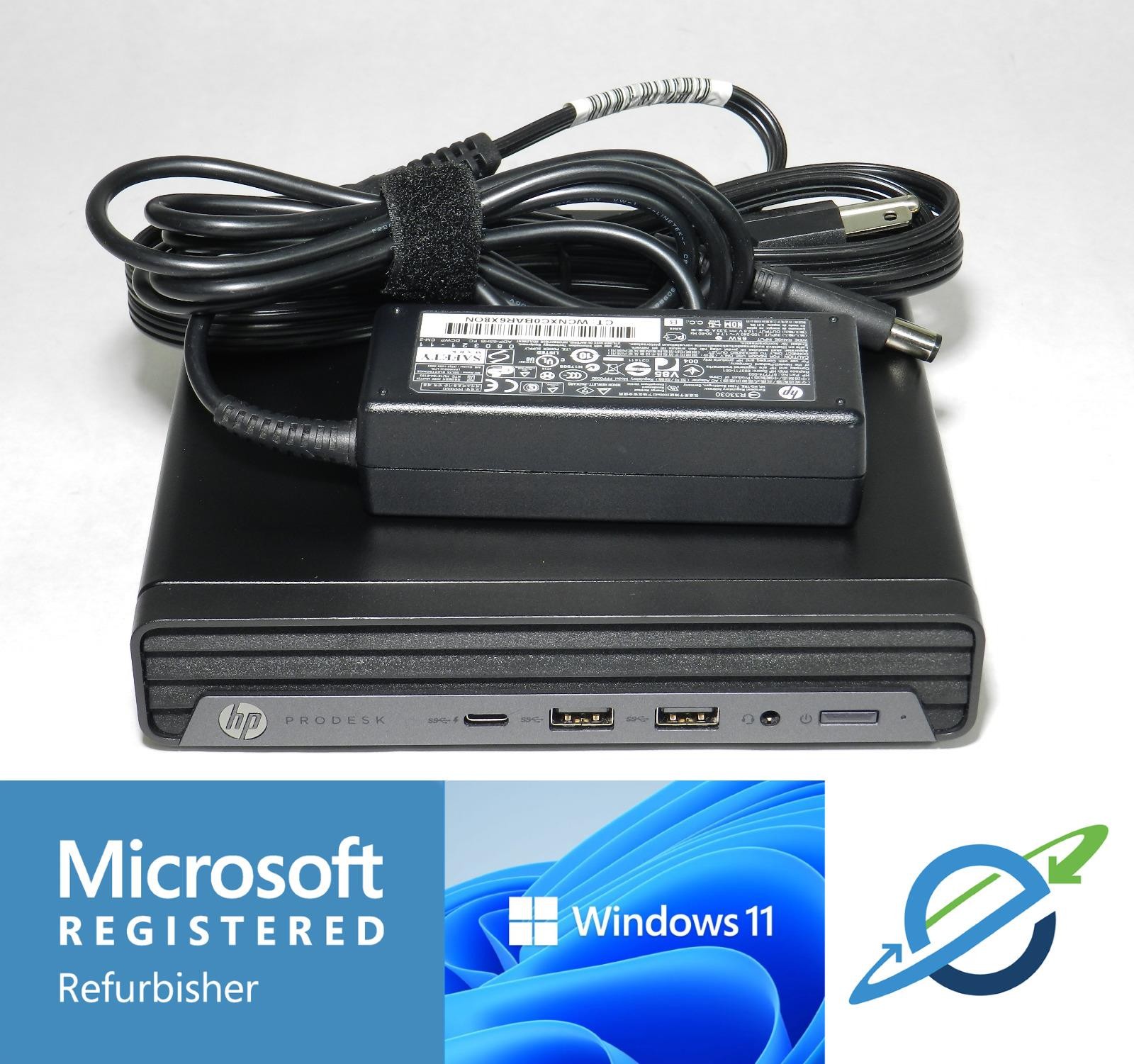 HP PRODESK 405 G8 MINI | Ryzen 5 PRO 5650GE | 16GB | 256GB SSD | WINDOWS 11 PRO