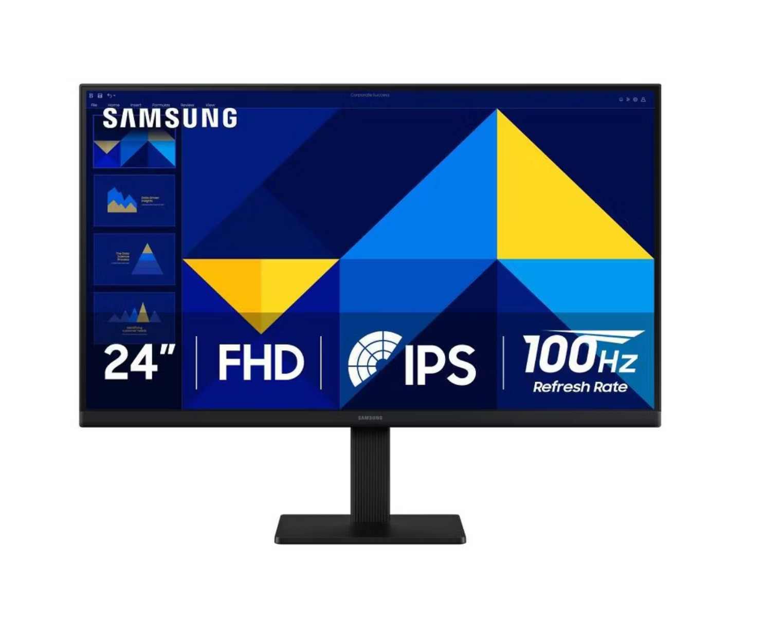 Samsung S24D300GAN 24" S3 FHD IPS 100Hz Monitor: 16:9, HDMI 250 cd/m² Brightness