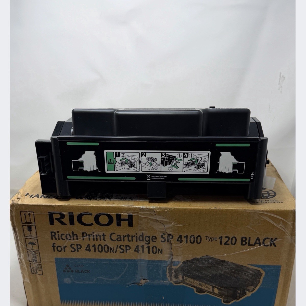 Ricoh Genuine Print Cartridge SP 4100 Type 120 Black For SP 4100N/SP 4110N