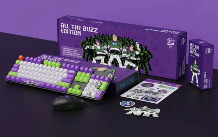 Logitech x Toy Story Buzz Lightyear Limited Edition Keyboard Mouse Set G413 G102