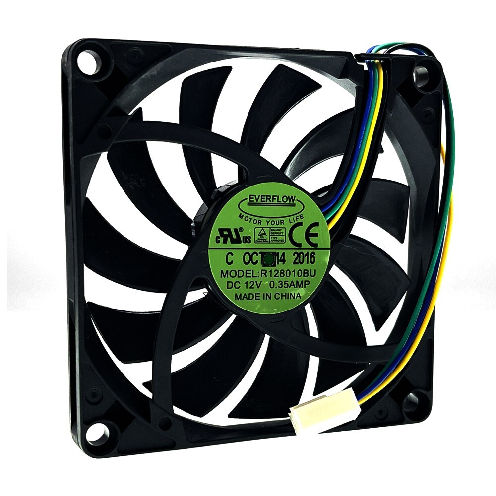 Everflow R128010BU 80mm 10mm Slim Cooler Heatsink Fan 80X80X10mm Dual Ball