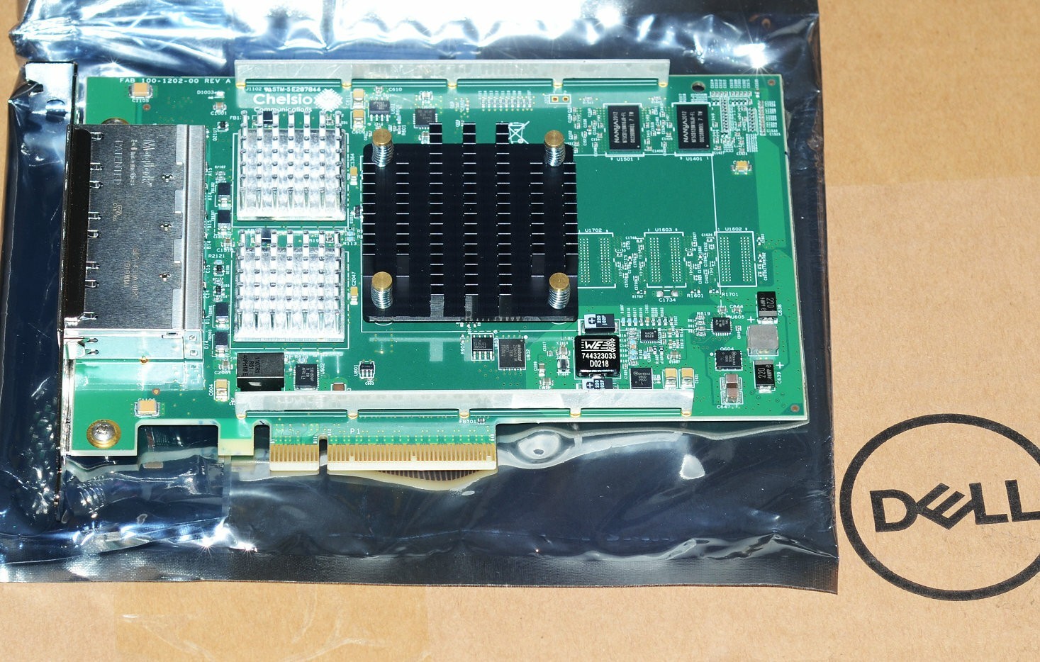 Dell Chelsio T540-BT 4-Port RJ-4510G Pcie Network Card JR4D7
