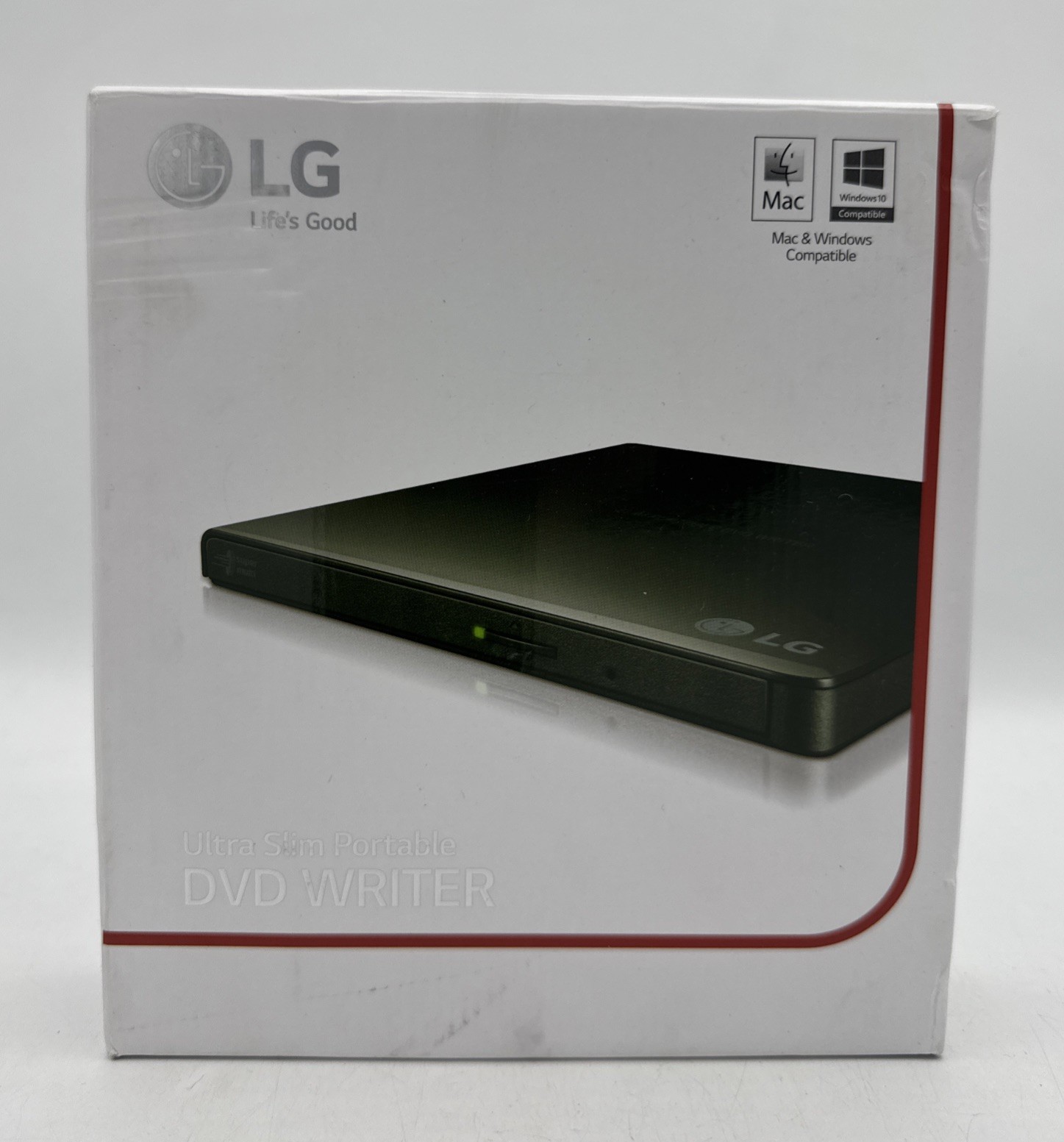 LG Ultra Slim Portable DVD Writer Compatible w/ Windows & Mac GP50NB40