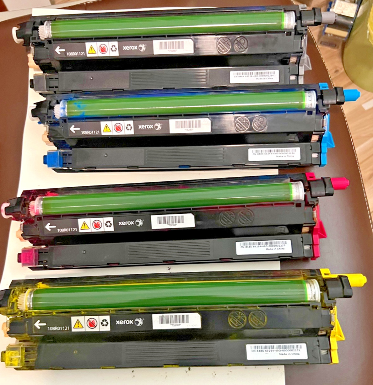 Xerox 108R01121 Drum Unit - 4 Pack Xerox C 400-C 405 6600-6605 Units