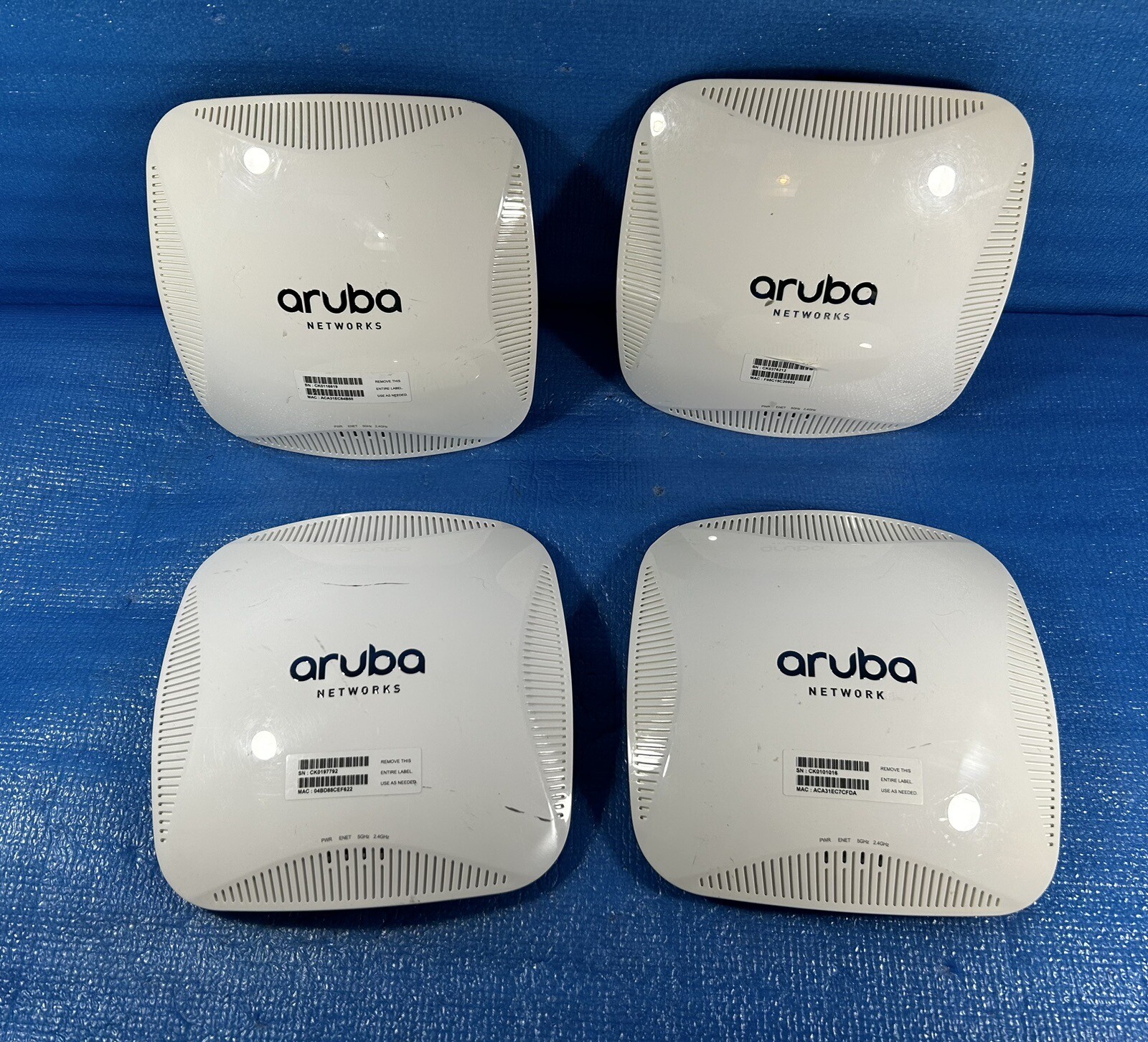 Lot of FOUR (4)  HP Aruba Networks APIN0215 Wireless Access Point - UNTESTED