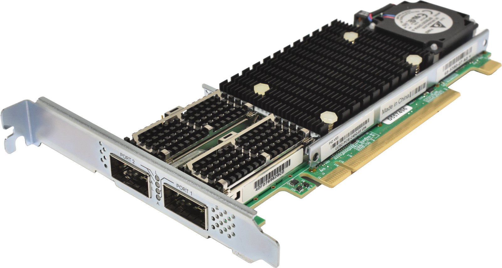 Cisco VIC 1385 UCSC-PCIE-C40Q-03 68-5350-05/06/07 2x QSFP+ 40G PCIe 3.0 x16 FP