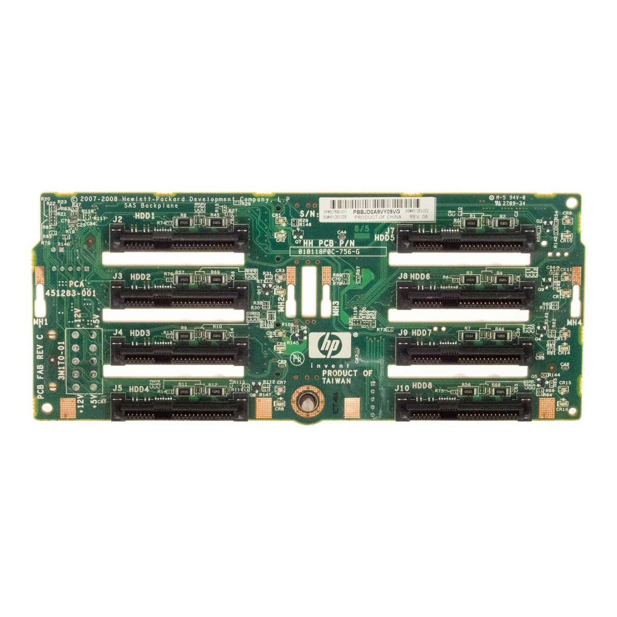 HP 507690-001 BACKPLANE 8x 2.5'' SAS ProLiant DL380 G6 G7