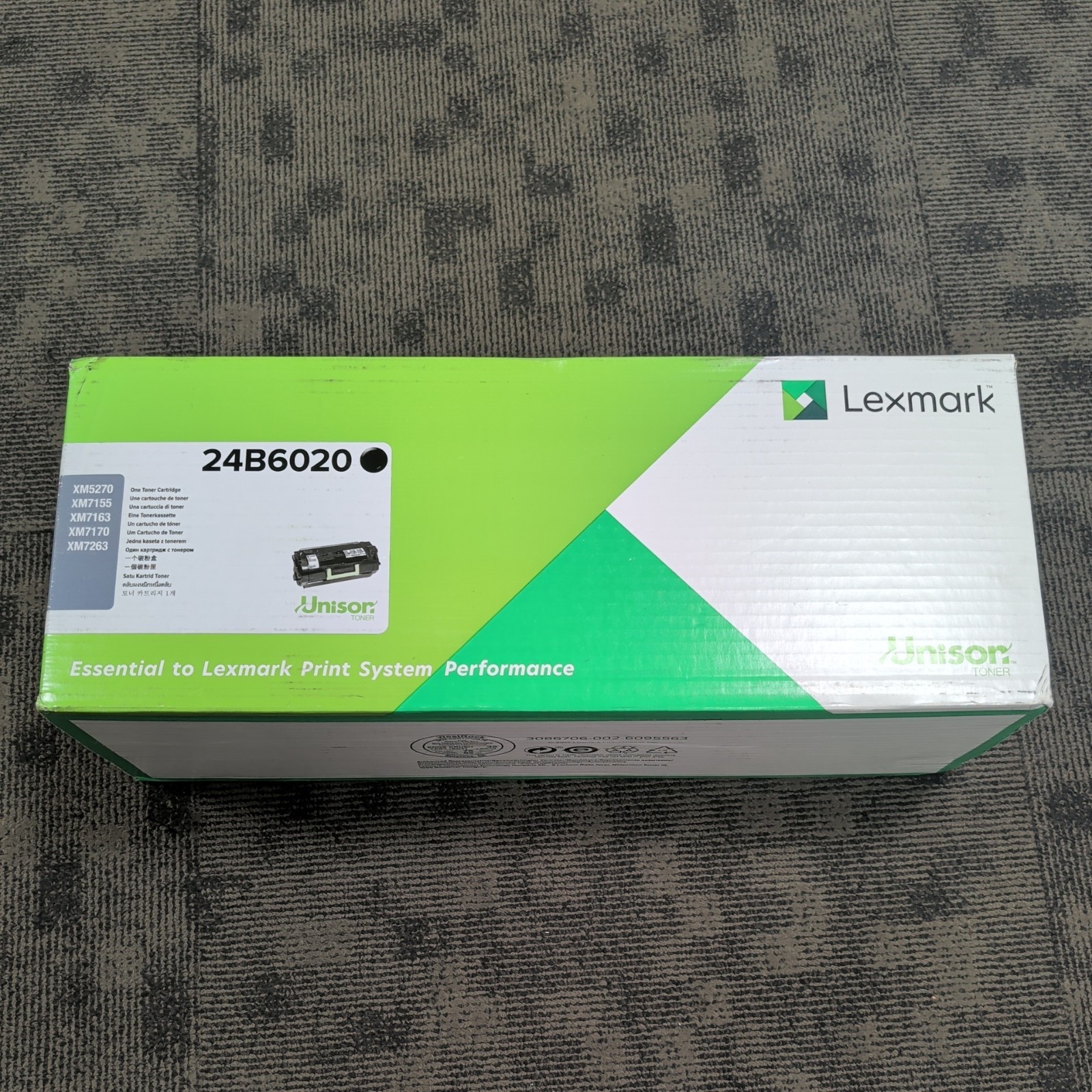 Genuine Lexmark 24B6020 Black Toner Cartridge