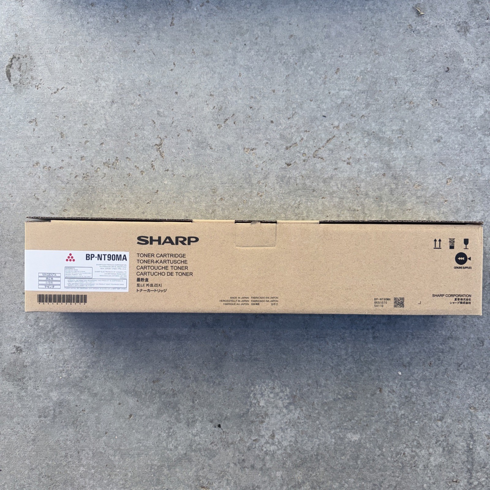 Genuine SHARP BP-NT90 Toner/ BP-NT90MA