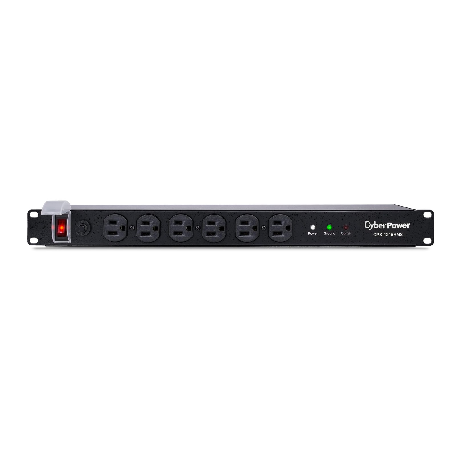 CPS1215RMS Surge Protector, 120V/15A, 12 Outlets, 15 ft Power Cord, 1U Rackmount