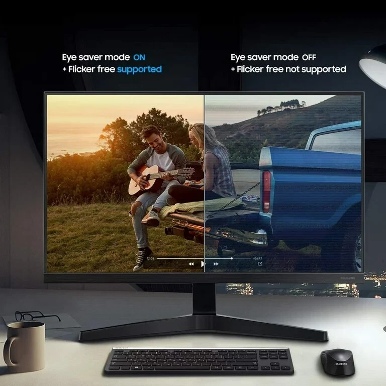 Samsung 24" FHD Monitor 75 hz, 4ms, IPS LED, FreeSync LF24T350FHNXZA (OPEN BOX)