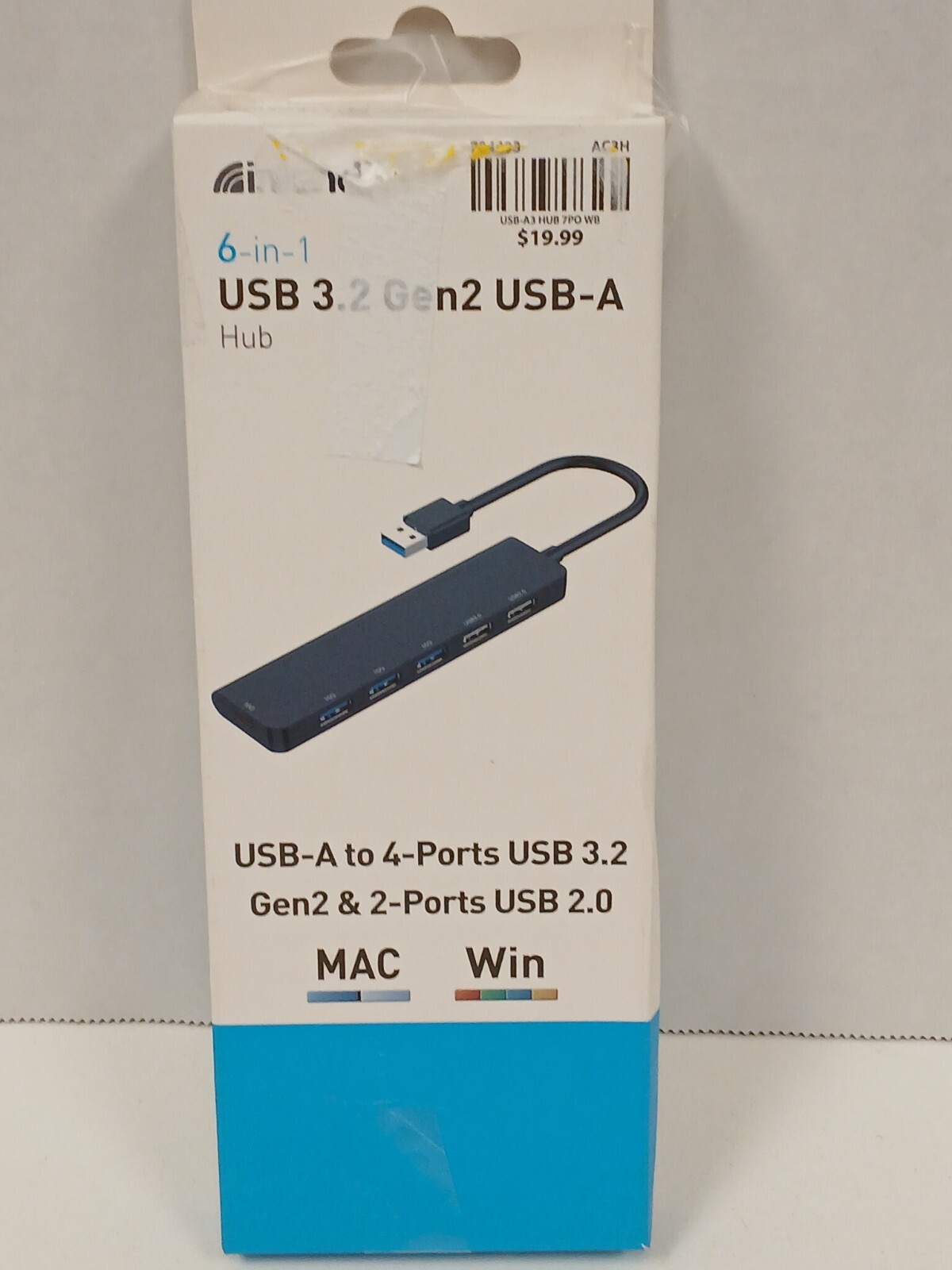 Inland USB 3.2 Gen2 USB-A Hub