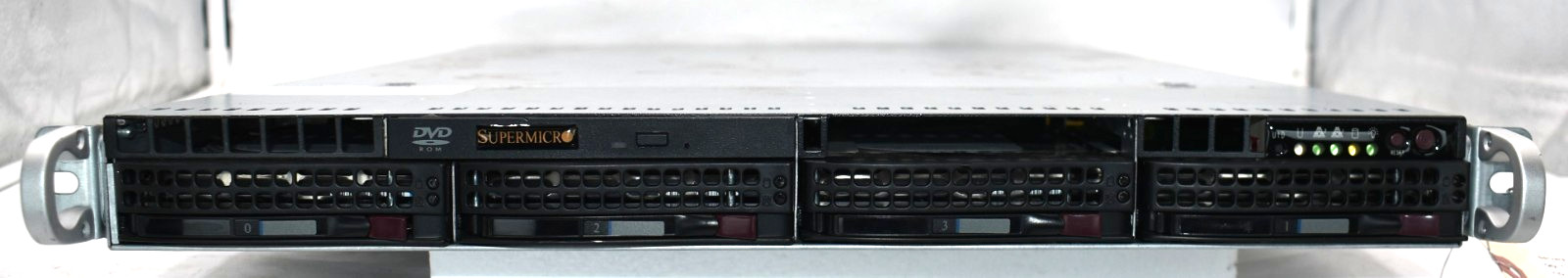SUPERMICRO CSE-815 815-6 Server X5680 @ 3.33GHz 96GB 8x12 RAM 3x 1TB HHD 2x 650w