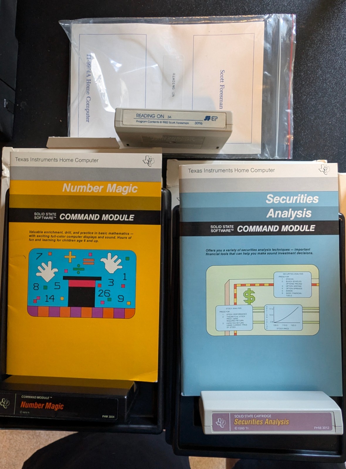 TI-99/4a Education Software Bundle - 7 Titles Included