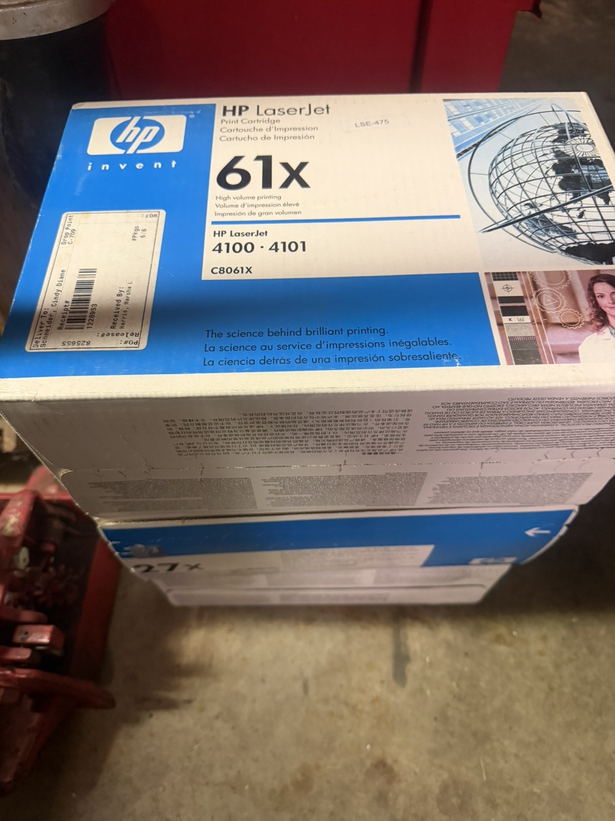 HP 61X C8061X Black High Yield Laser Toner Cartridge for LaserJet 4100 4101