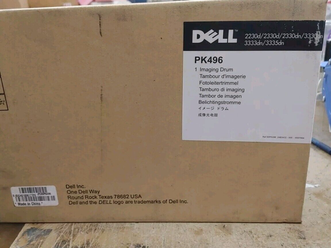 Dell PK496 Black Imaging Drum Kit 2230d, 2330d/dn, 2350d/dn/3330dn/3333dn/3335dn