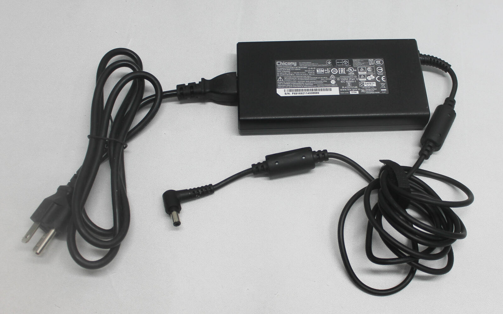 A17-180P4A Ac Adapter 19.5V 9.23A 180W Gs65 Stealth Series 