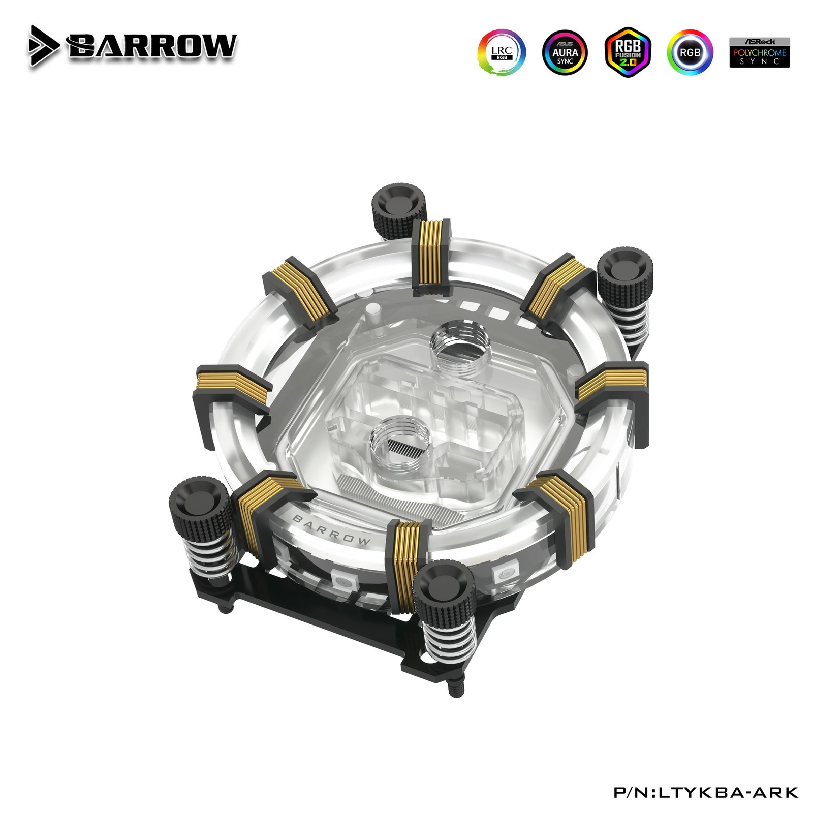 BARROW RGB Water Cooling CPU Block for AMD AM4 AM5 LTYKBA-ARK