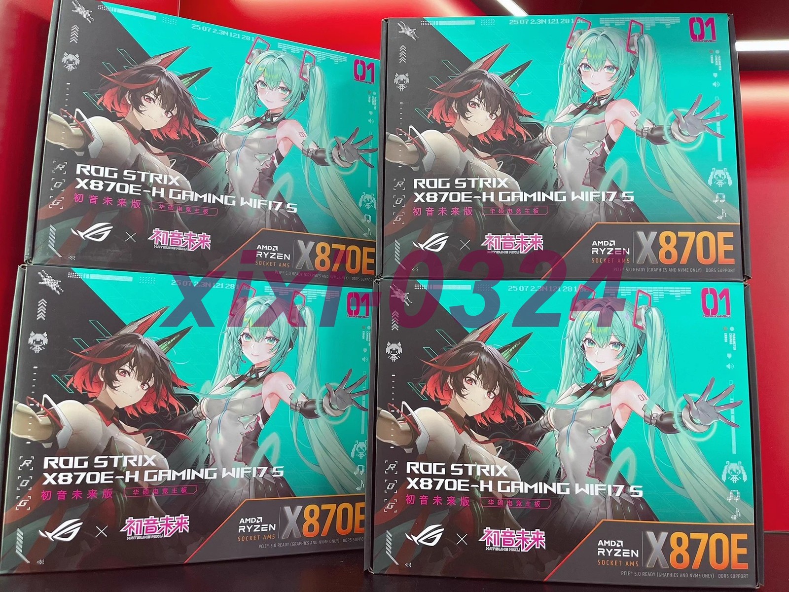 1PCS ROG X870E-H Miku Edition Motherboard DDR5 AM5 ATX for Gaming PC FEDEX  #Z